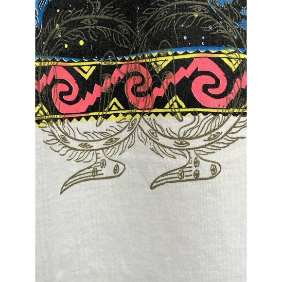 Carlos Santana Vintage 1994 World Tour Concert Graphic 100% Cotton Shirt XL - Picture 5 of 16